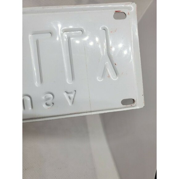 U.S.A Wally Personalized Mini License Plate – White & Red Collectible Bicycle - Picture 9 of 11